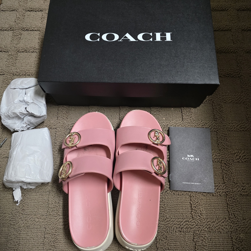 Coach Blush Pink Women's Sandals